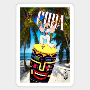 Cuba - Vintage Travel Sticker